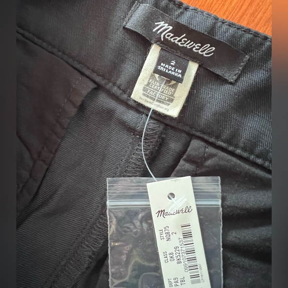 NWT Madewell The Tall Curvy Harlow Wide-Leg Pant in Drapey Twill - 2 - Black - Picture 9 of 10